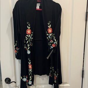 Soft Surroundings Black and Pink Garment